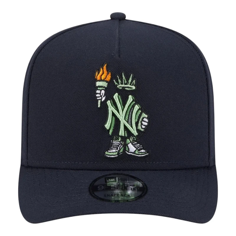New York Yankees Cartoon New Era 9FIFTY A-Frame Snapback Hat