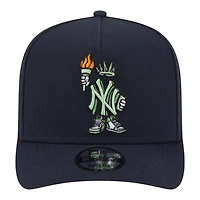 New York Yankees Cartoon New Era 9FIFTY A-Frame Snapback Hat