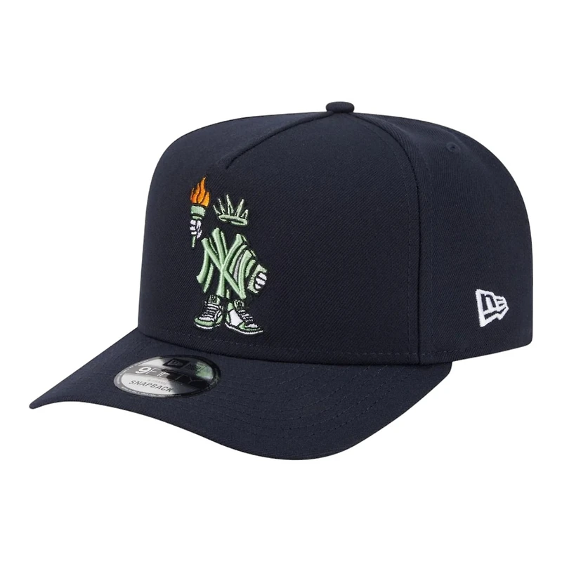 New York Yankees Cartoon New Era 9FIFTY A-Frame Snapback Hat