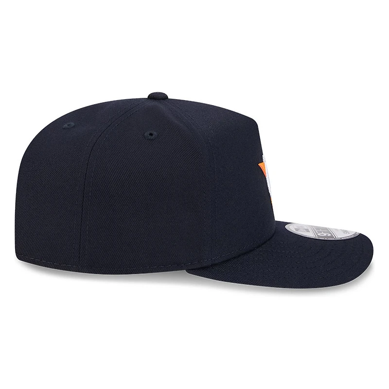 Houston Astros Navy Basic New Era 9FIFTY A-Frame Snapback Hat
