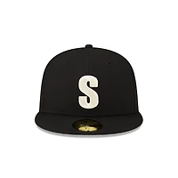 Seattle Mariners Black Alternate Authentic Collection New Era 59FIFTY Fitted Hat