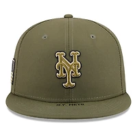 New York Mets Olive Green 2026 Armed Forces Day Era 59FIFTY Fitted Hat