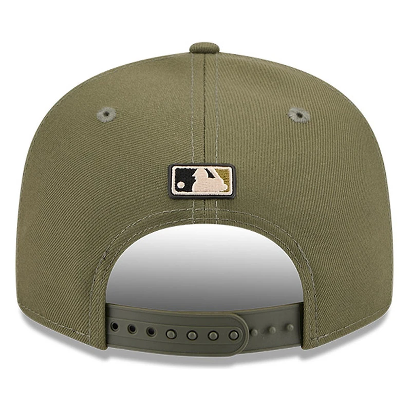 Tampa Bay Rays Olive Green 2026 Armed Forces Day New Era 9FIFTY Snapback Hat