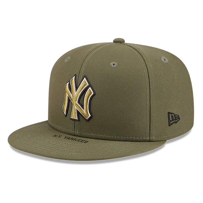New York Yankees Olive Green 2026 Armed Forces Day New Era 9FIFTY Snapback Hat