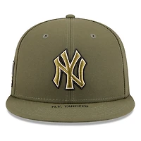 New York Yankees Olive Green 2026 Armed Forces Day New Era 9FIFTY Snapback Hat