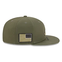 Atlanta Braves Olive Green 2026 Armed Forces Day New Era 9FIFTY Snapback Hat