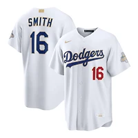 Los Angeles Dodgers White Custom 2026 Gold Player Nike Stadium Jersey