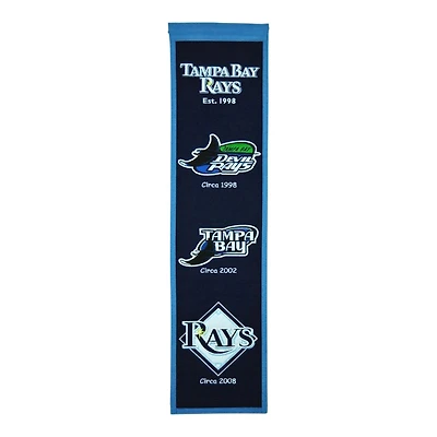 Tampa Bay Rays Team 8in x 32in Heritage Banner