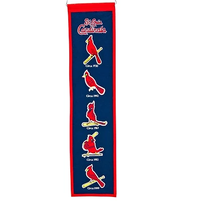 St. Louis Cardinals Team 8in x 32in Heritage Banner