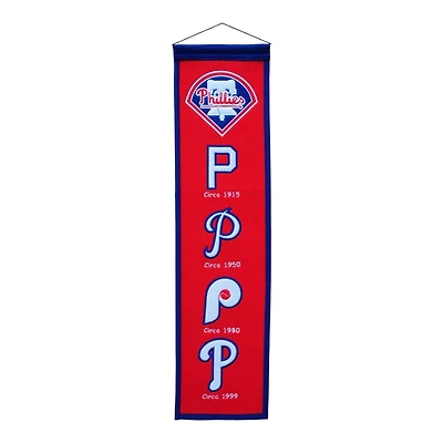 Philadelphia Phillies Team 8in x 32in Heritage Banner