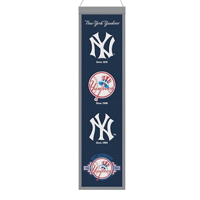 New York Yankees Team 8in x 32in Heritage Banner
