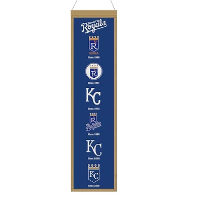 Kansas City Royals Team 8in x 32in Heritage Banner