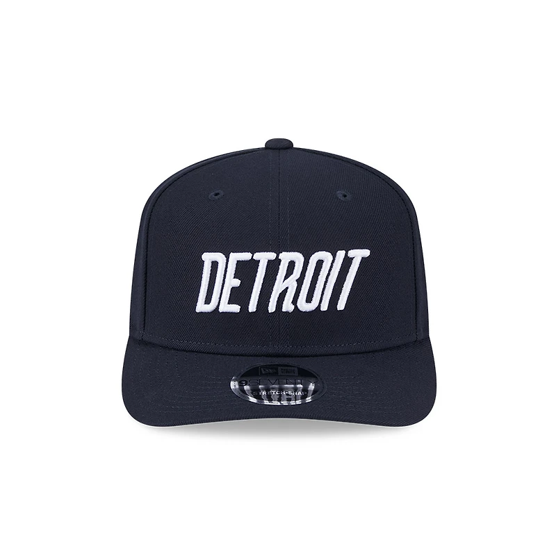 Detroit Tigers Navy City Connect New Era 9SEVENTY Stretch Snapback Hat