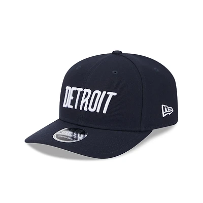 Detroit Tigers Navy City Connect New Era 9SEVENTY Stretch Snapback Hat