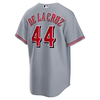 Cincinnati Reds Elly De La Cruz Grey Road Nike Replica Jersey