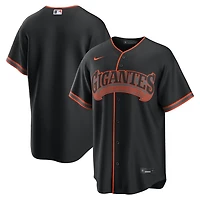 San Francisco Giants Black Gigantes Alternate Blank Nike Replica Jersey