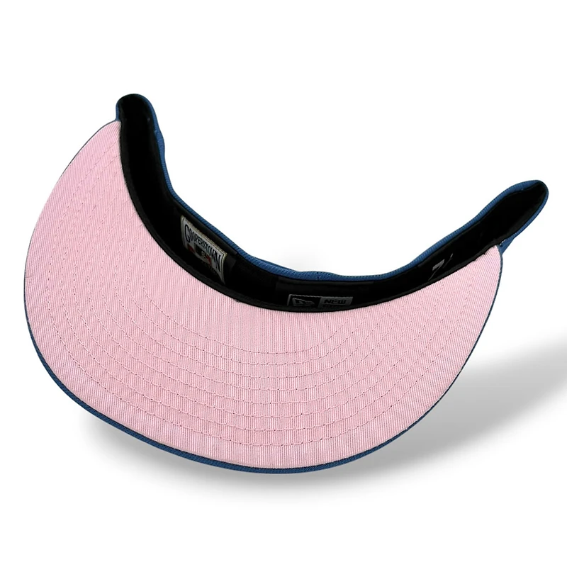 *PREORDER* Philadelphia Phillies Blue Tonal Swirl Logo 20th Patch Pink UV New Era 59FIFTY Fitted Hat (with Mystery Pin)