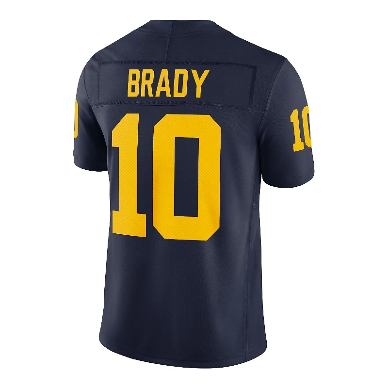 Michigan Wolverines Tom Brady Navy Jordan Brand Limited Jersey