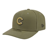 Chicago Cubs 2026 Armed Forces Day New Era 9SEVENTY Stretch-Snap Hat