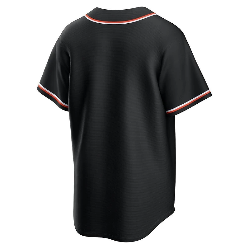 San Francisco Giants Black Fashion Blank Nike Replica Jersey