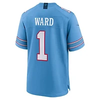 Tennessee Titans Cameron Ward Light Blue Nike Team Game Jersey