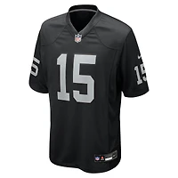 Las Vegas Raiders Fernando Mendoza Black Nike Team Game Jersey