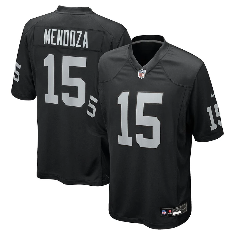 Las Vegas Raiders Fernando Mendoza Black Nike Team Game Jersey