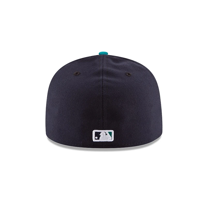 Seattle Mariners Navy and Teal Randy Johnson Retirement Patch New Era 59FIFTY Fitted Hat