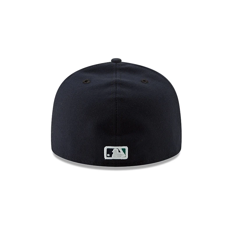 Seattle Mariners Navy Randy Johnson Retirement Patch New Era 59FIFTY Fitted Hat