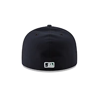 Seattle Mariners Navy Randy Johnson Retirement Patch New Era 59FIFTY Fitted Hat