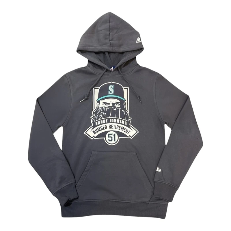 Seattle Mariners Navy Randy Johnson 51 Retirement New Era Pullover Hoodie