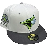 Toronto Blue Jays White and Graphite 1991 ASG Patch Gray UV New Era 59FIFTY Fitted Hat