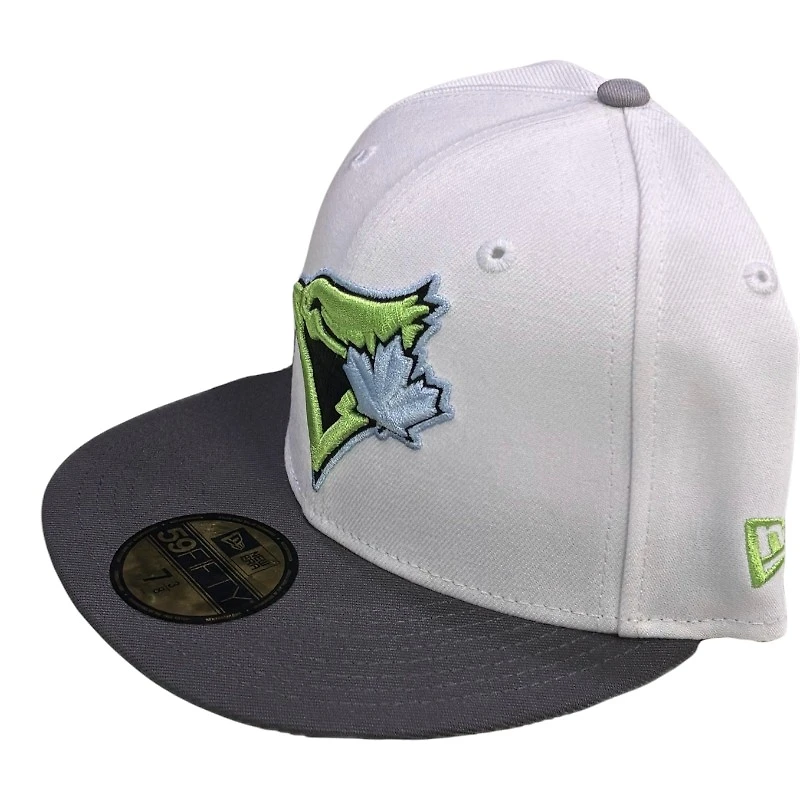 Toronto Blue Jays White and Graphite 1991 ASG Patch Gray UV New Era 59FIFTY Fitted Hat