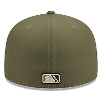 Stockton Ports Olive Green 2026 Armed Forces Day New Era 59FIFTY Fitted Hat