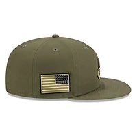 Stockton Ports Olive Green 2026 Armed Forces Day New Era 59FIFTY Fitted Hat