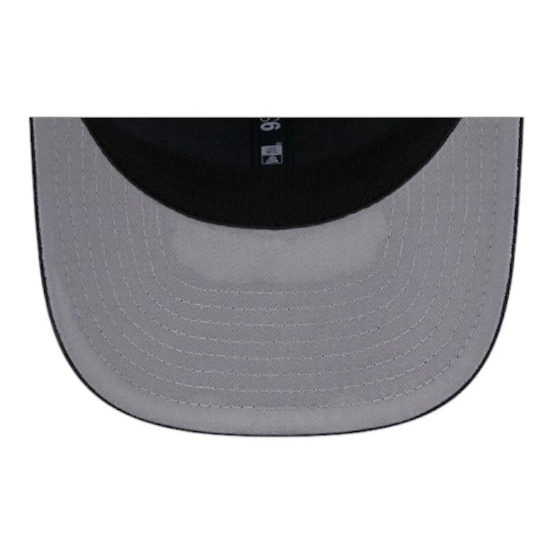 Detroit Tigers Navy and White Mesh Trucker New Era 9SEVENTY Stretch Snapback Hat
