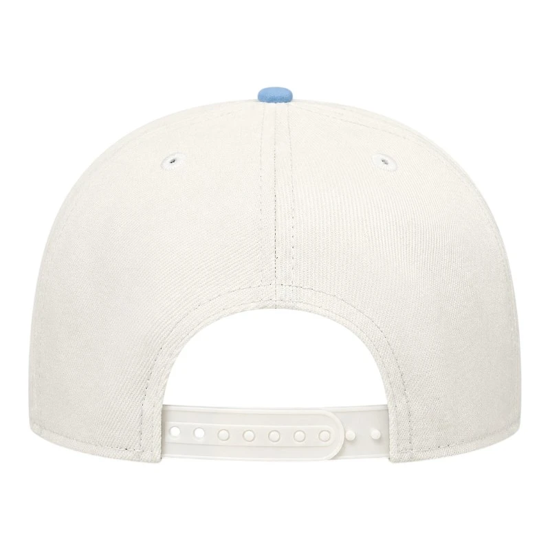 Detroit Tigers Chrome and Sky Blue 50th Anniversary Patch New Era 9FIFTY A-Frame Snapback Hat