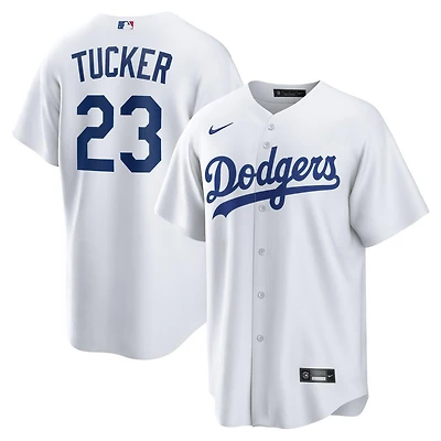 Los Angeles Dodgers Kyle Tucker White Home Nike Replica Jersey