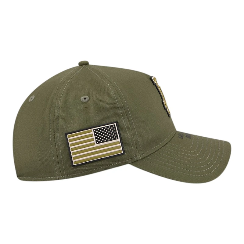 Los Angeles Dodgers Olive Green 2026 Armed Forces Day New Era 9TWENTY A-Frame Adjustable Hat