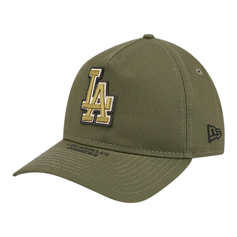 Los Angeles Dodgers Olive Green 2026 Armed Forces Day New Era 9TWENTY A-Frame Adjustable Hat