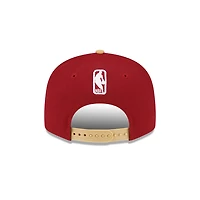 Cleveland Caveliers Dark Red and Gold Two Tone New Era 9FIFTY Snapback Hat