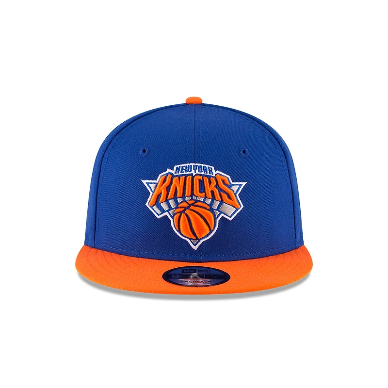 New York Knicks Royal and Orange New Era 9FIFTY Snapback Hat
