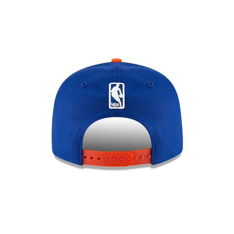New York Knicks Royal and Orange New Era 9FIFTY Snapback Hat