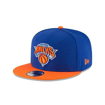 New York Knicks Royal and Orange New Era 9FIFTY Snapback Hat