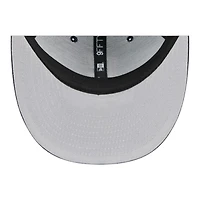 Cleveland Guardians Navy Mesh Trucker Low Profile New Era 9FIFTY Snapback Hat