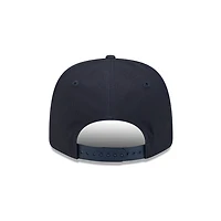 Cleveland Guardians Navy and Red Rope Wordmark New Era 9SEVENTY Stretch Snapback Hat