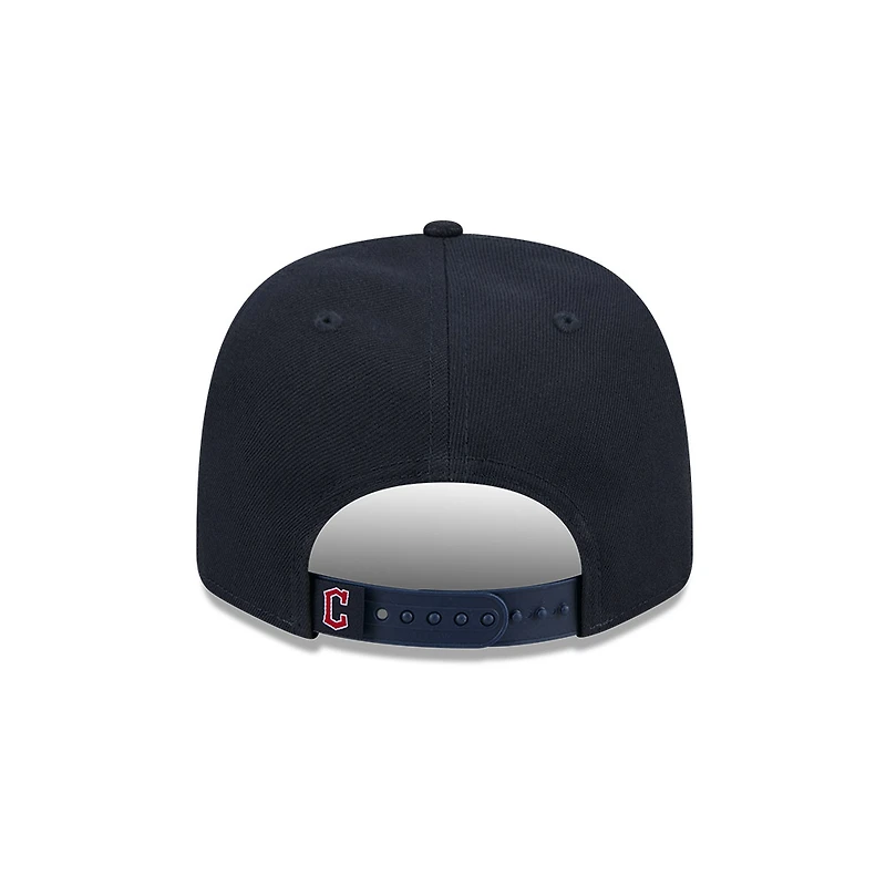 Cleveland Guardians Navy Classic New Era 9SEVENTY Stretch Snapback Hat