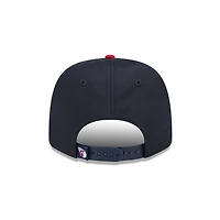 Cleveland Guardians Navy and Red Classic New Era 9SEVENTY Stretch Snapback Hat