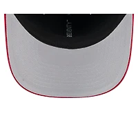 Cleveland Guardians Navy and Red Classic New Era 9SEVENTY Stretch Snapback Hat