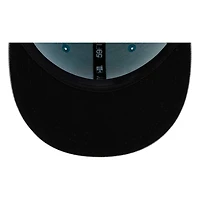 Seattle Mariners Teal Grey Visor Circle Logo New Era 59FIFTY Fitted Hat